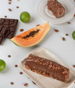 Vegan keksas su papaja ir žaliosiomis citrinomis