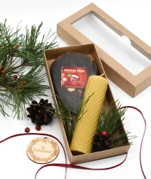 Kalėdų dovanų rinkinukas "Obuolių sūris"