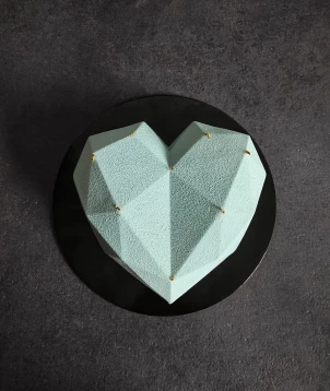 Labai šokoladinis "Origami širdis"