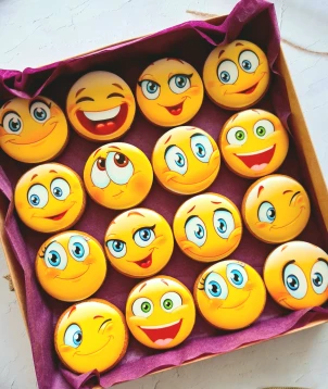 Dekoruoti sausainiai "Smile"