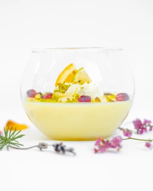 Apelsinų panna cotta