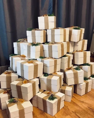 Mini KALĖDINIS šakotis dėžutėje