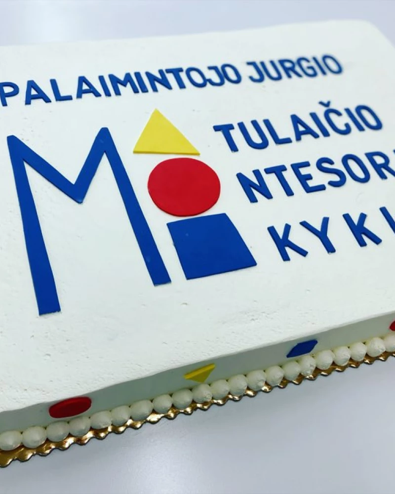 Tortai ĮMONĖMS su logotipu