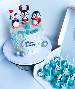 Tortas "Pingvinai"