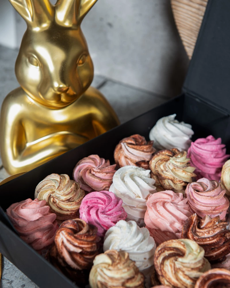 Zefyriniai margučiai, 35 vnt. prabangioje dovanų dėžutėje