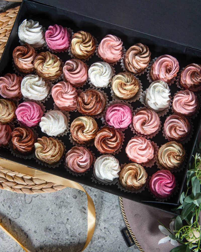 Zefyriniai margučiai, 35 vnt. prabangioje dovanų dėžutėje