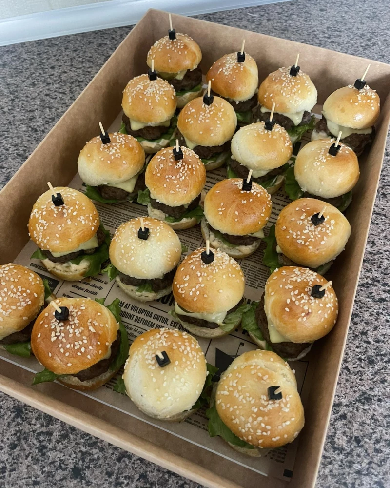 Mini burgeriai, 20 vnt