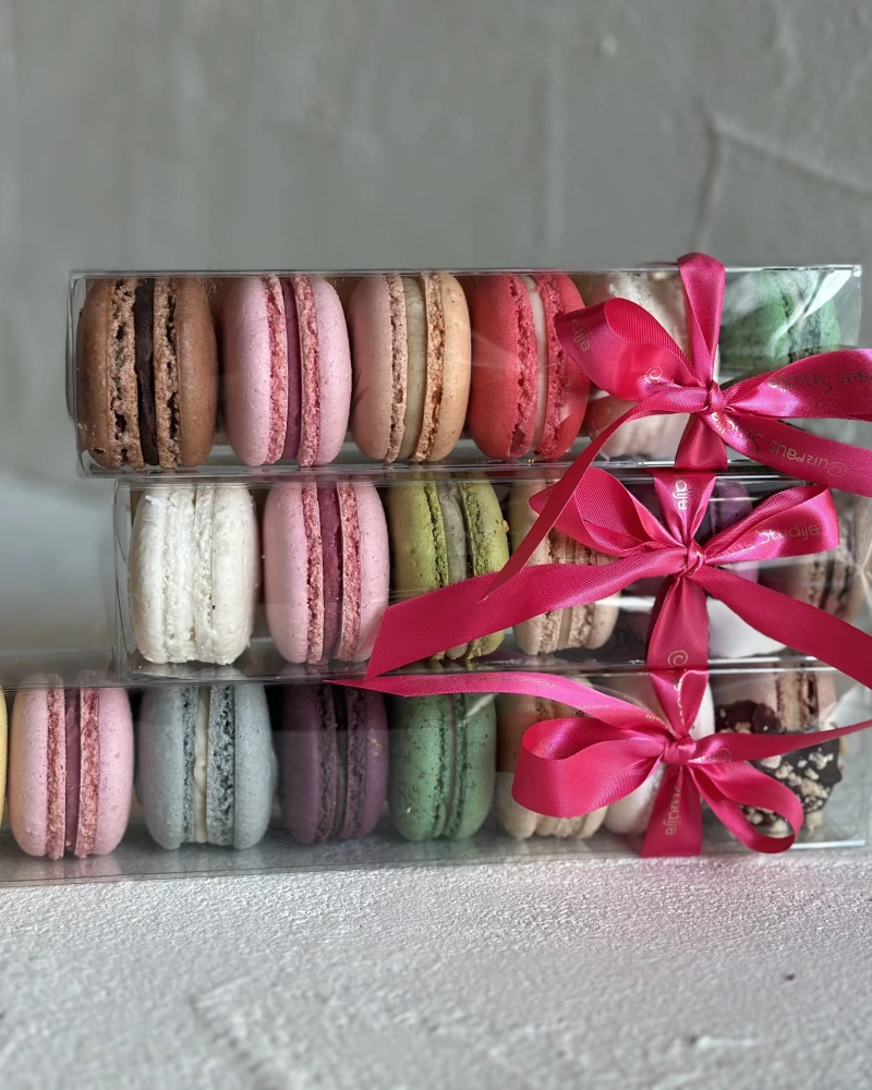 Macarons dėžutė, 9 vnt.