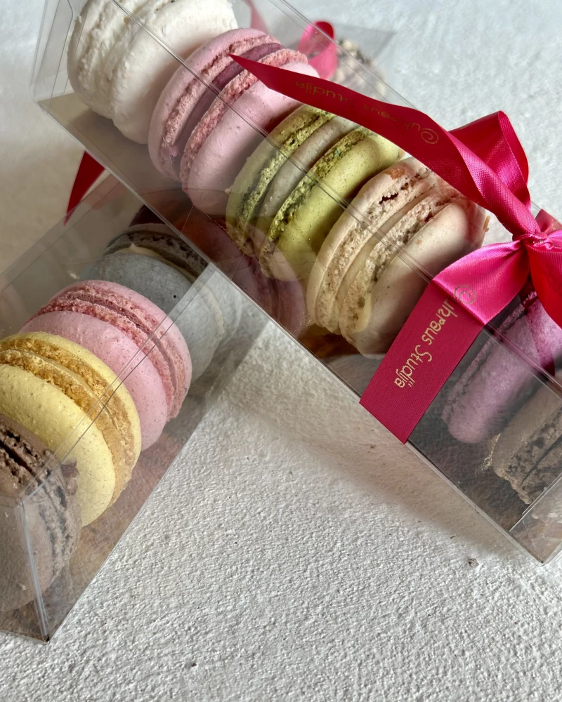 Macarons dėžutė, 9 vnt.