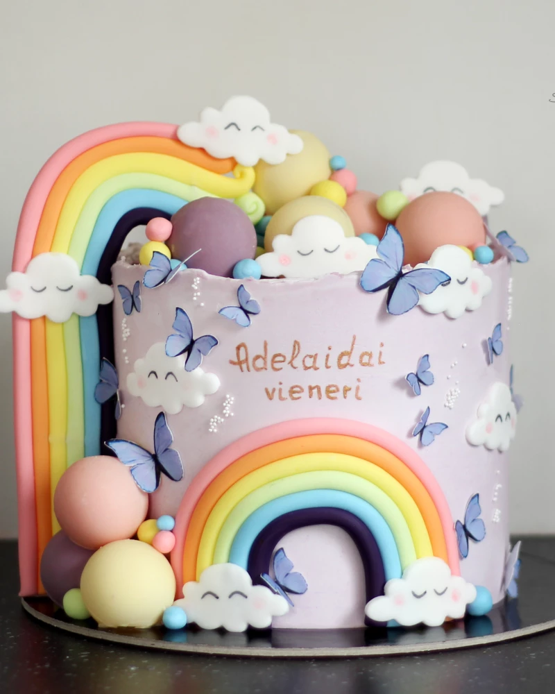 Tortas "Vaivorykštė"