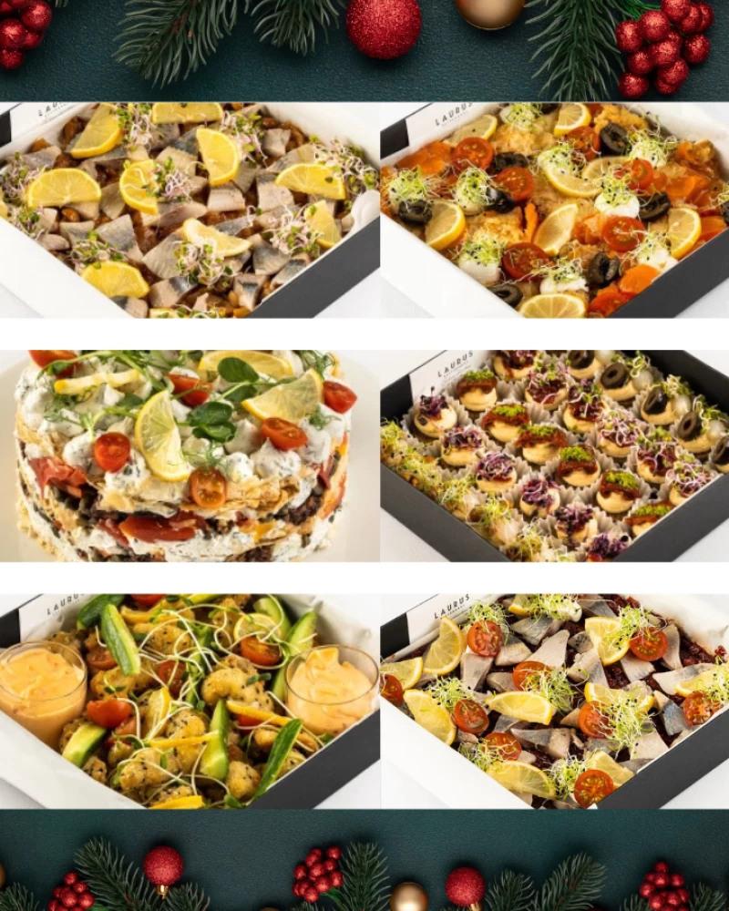 7 patiekalų Vaišių stalas LAURUS KŪČIOS, (8-10 asm.)