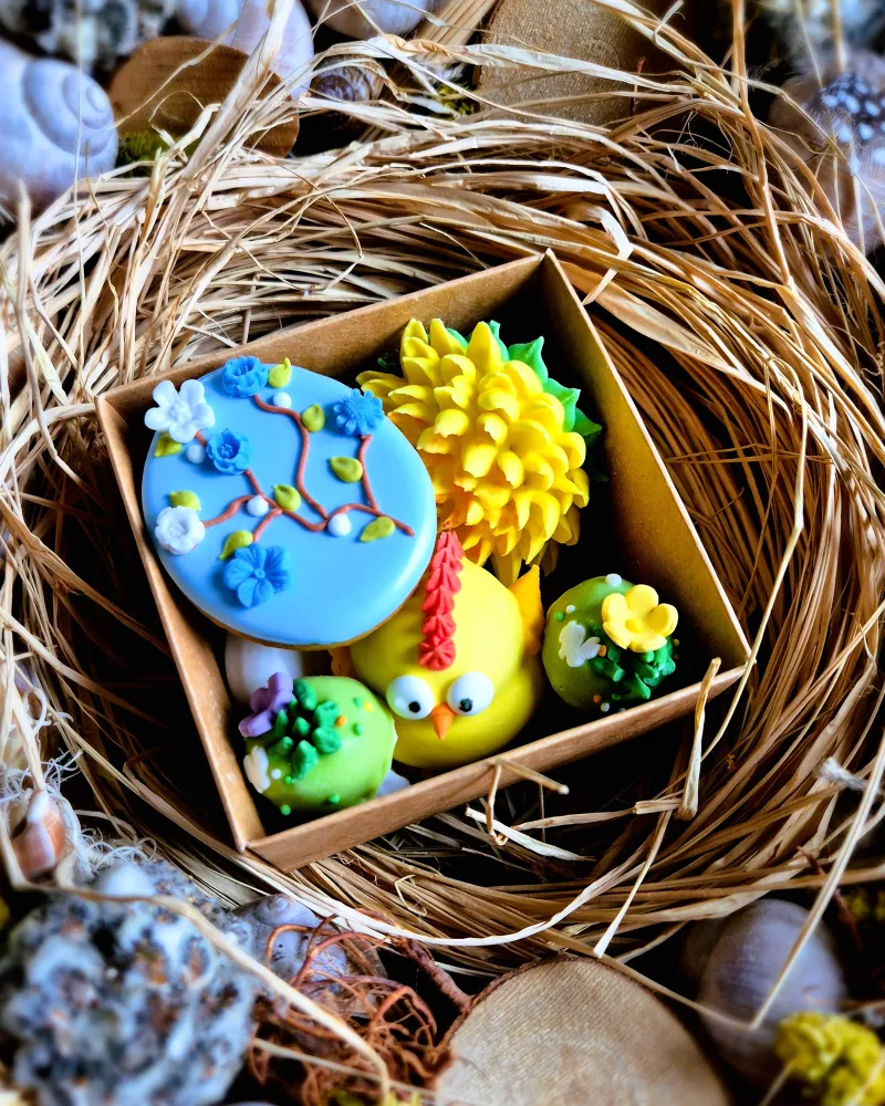 MINI meduolinė dovanėlė dėžutėje VELYKIS