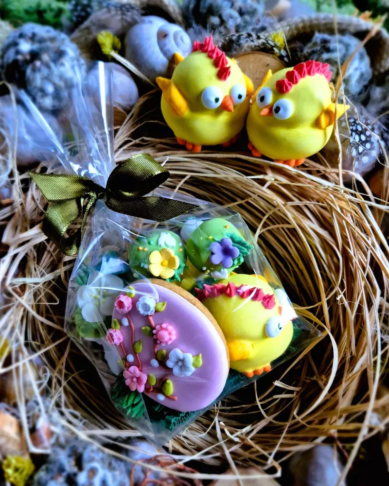 Mini meduolinė dovanėlė maišelyje  VELYKIS-2