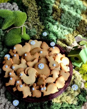 Sviestiniai velykiniai sausainiai MOČIUTĖ