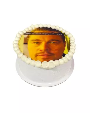 Apvalus tortas su Jūsų nuotrauka