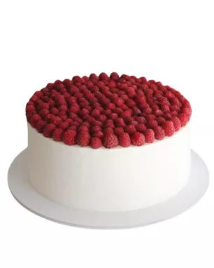 Apvalus tortas su uogomis