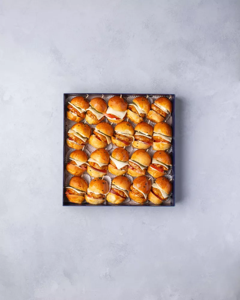 Mini burgeriukų rinkinys su jautiena, 20 vnt