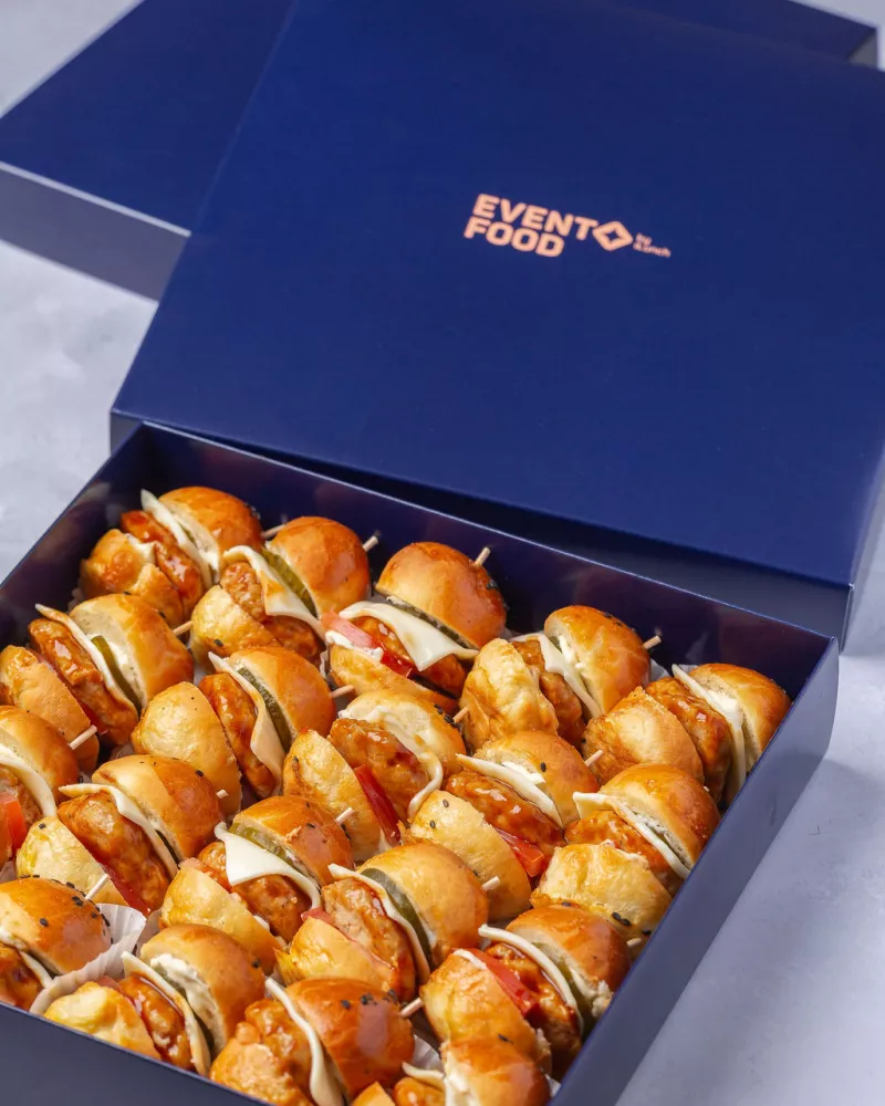 Mini burgeriukų rinkinys su jautiena, 20 vnt