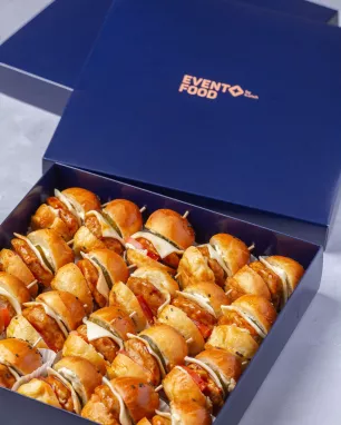 Mini burgeriukų rinkinys su jautiena, 20 vnt