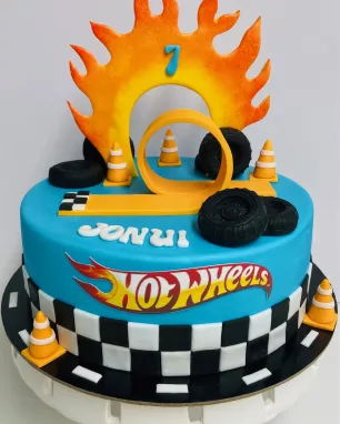 Tortas "Hot Wheels"