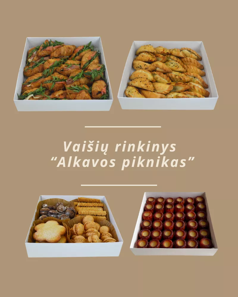 Vaišių rinkinys ALKAVA PIKNIKAS, 15 asm.