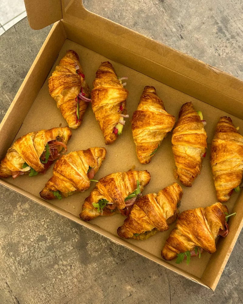 Mini kruasanų rinkinys Vegetariškas, 10 vnt.