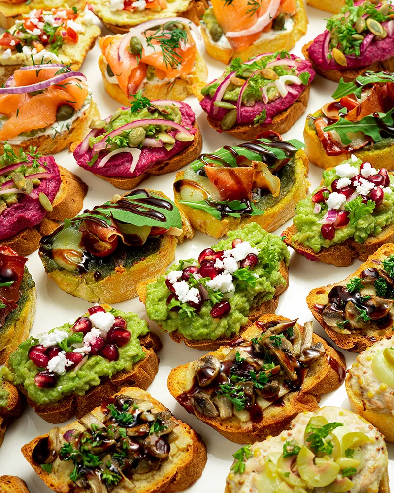 Brusketų rinkinys "Degustacinis",  48 vnt.