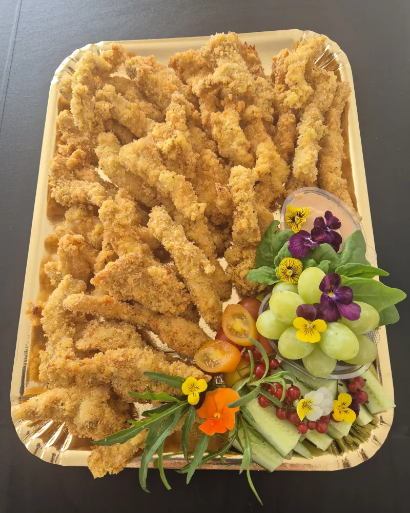 Traškios vištienos juostelės