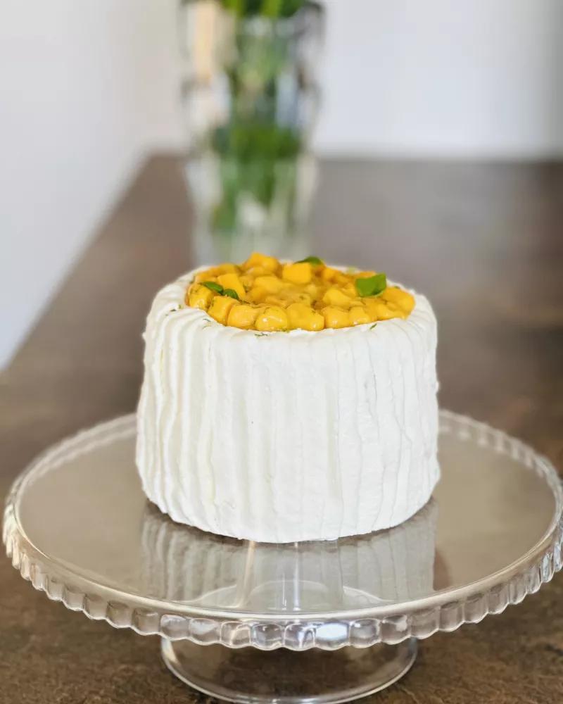 Nepaprastas Mangų - Pasiflorų tortas