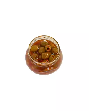 Marinuotos žalios alyvuogės, 170 g