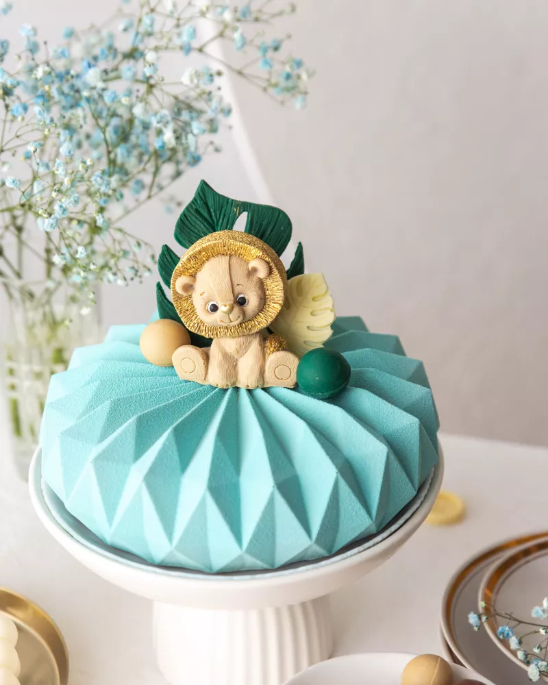 Pancūziškas krikštynų tortas Origami