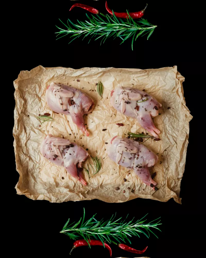 Mėsinės putpelės (1 kg)