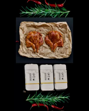 Putpelių "Mango & Čili" marinate rinkinys