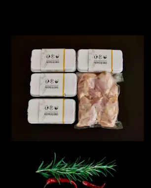 Gurmaniškas rinkinys (1 kg putpelių ir 4 pak. kiaušinių)