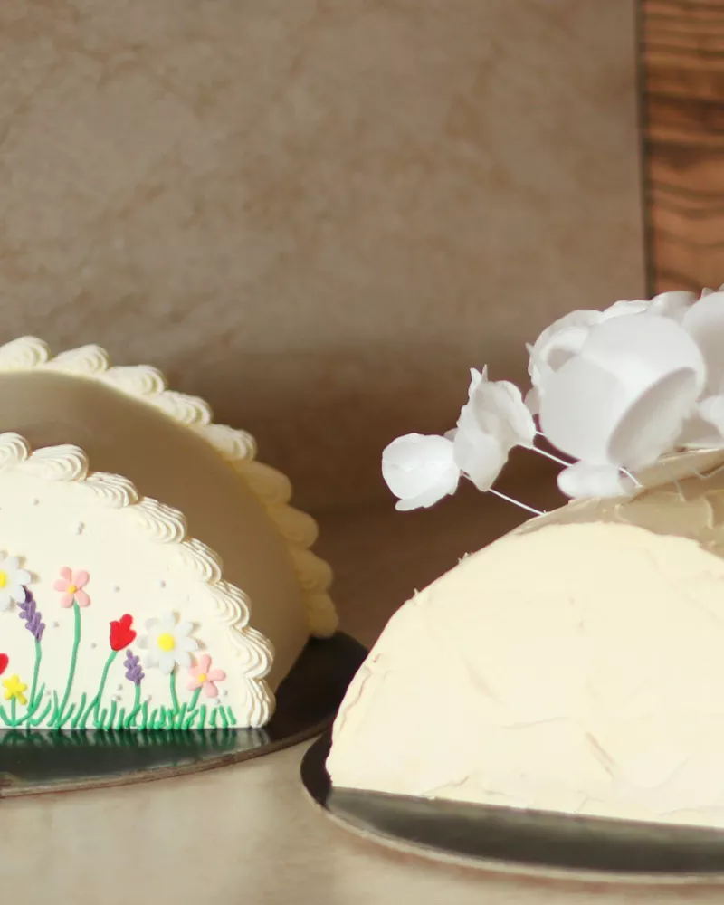 Pusės gimtadienio tortai