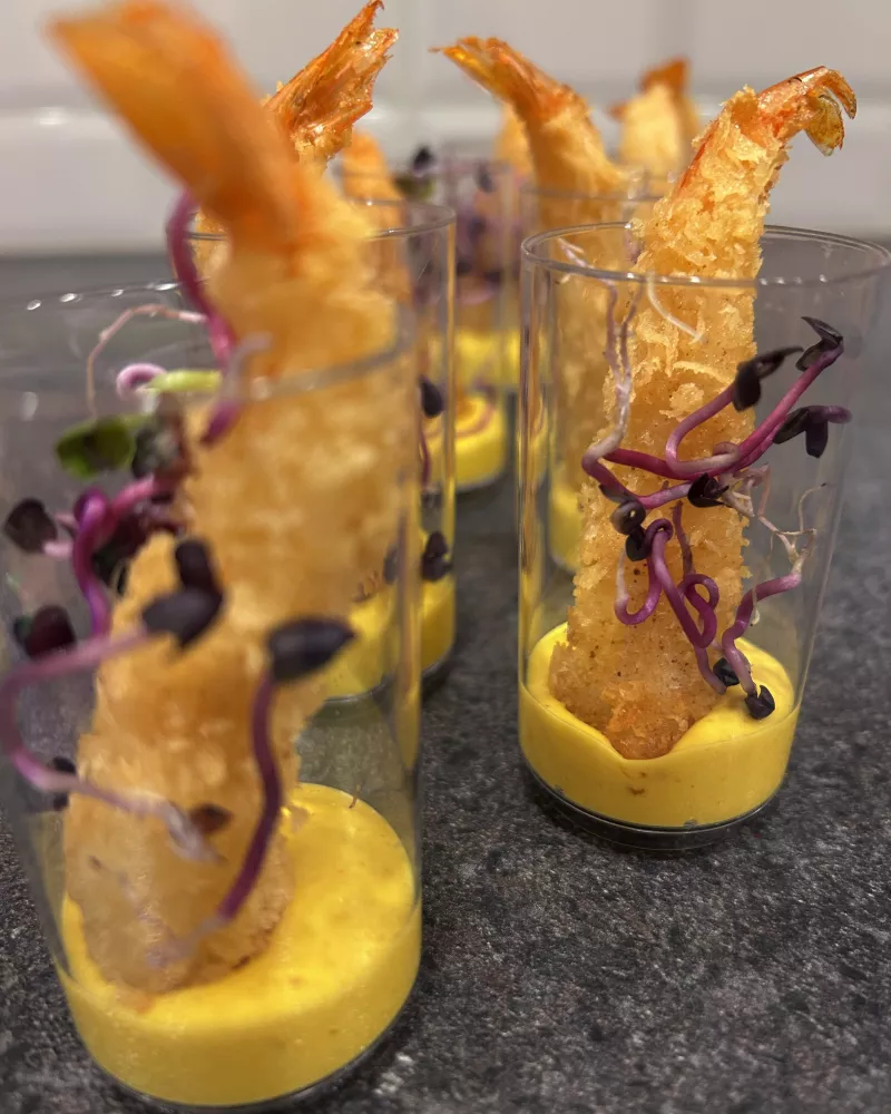 Žuvies užkandžiai taurelėse, 32 vnt