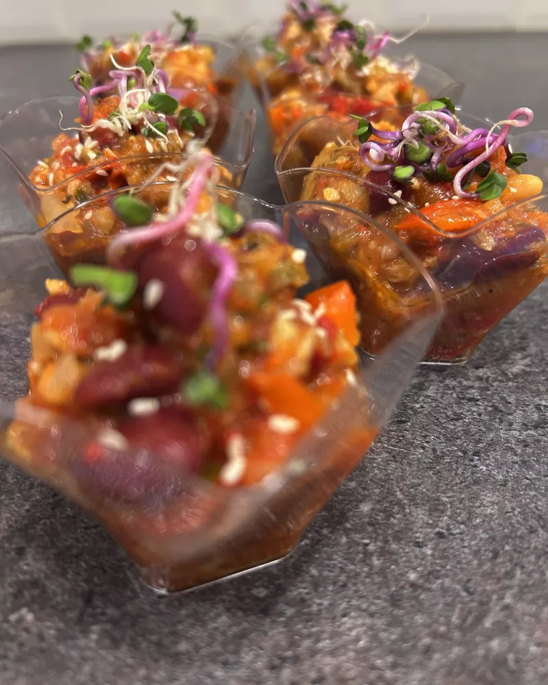 Žuvies užkandžiai taurelėse, 32 vnt