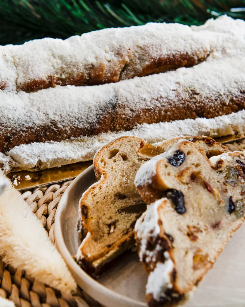 Kalėdinis štolenas prabangioje dovanų dėžutėje, ~1kg