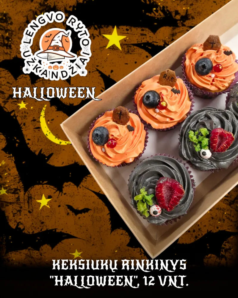Helovyno keksiukų rinkinys „HALLOWEEN“, 12 vnt.