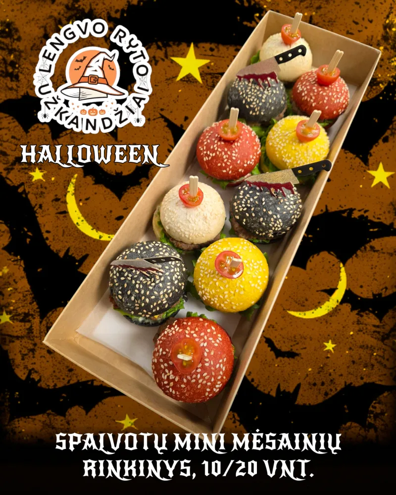 Spalvoti HELOVYNO MINI MĖSAINIAI, 10 / 20 vnt.