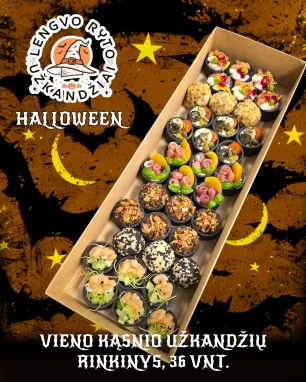 HELOVYNO VIENO KĄSNIO užkandžių rinkinys, 36 vnt.