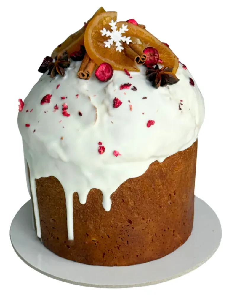 Panettone pyragas Kalėdoms