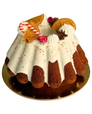 Kalėdinis apelsinų keksas, ~820 g