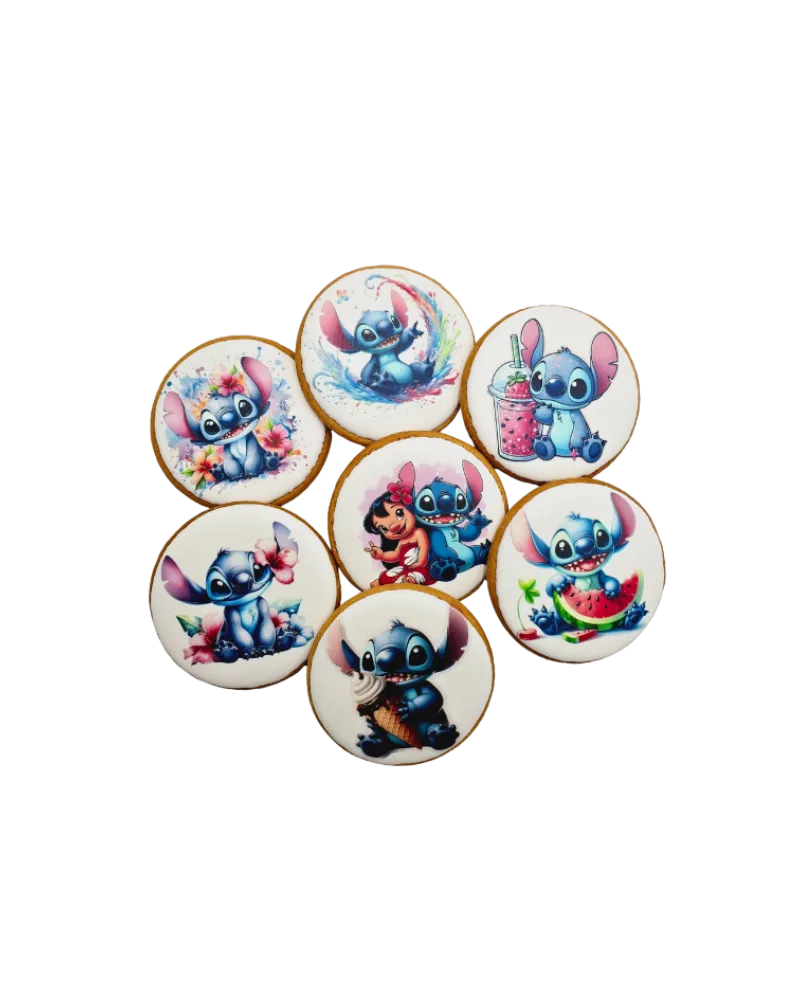 Dekoruoti meduoliniai sausainiai „Stich”