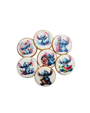 Dekoruoti meduoliniai sausainiai „Stich”