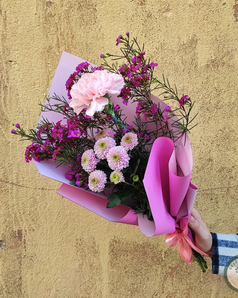 Puokštė "Rausva palaima"