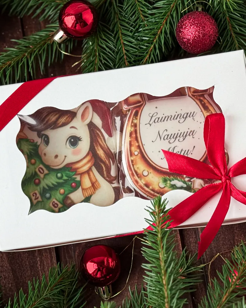 Dekoruotų meduolių rinkinys su 2026metų simboliu