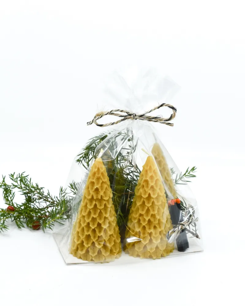 Advento žvakių rinkinys "Eglutės"