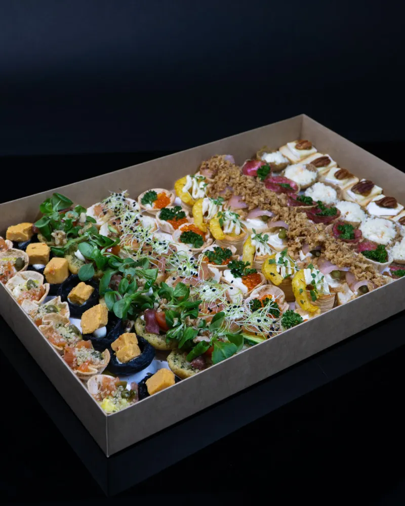 Vieno kąsnio sumuštiniai dėžutėje, 70 vnt