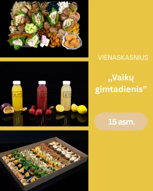 Vaikų gimtadienio rinkinys (15 asm.)